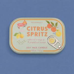 Duftkerze in Blechdose: Citrus Spritz