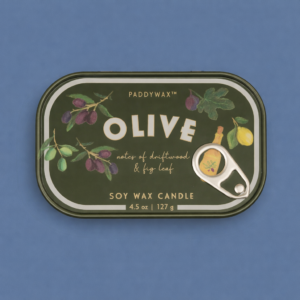 Duftkerze in Blechdose: Fig & Olive