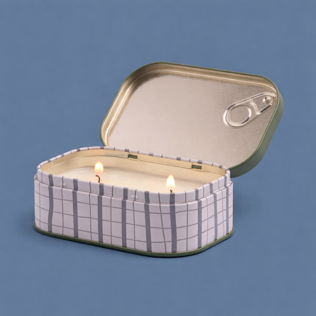 Duftkerze in Blechdose: Fig & Olive – Bild 2