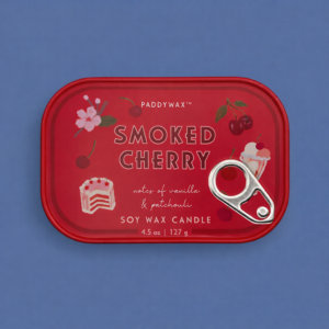 Duftkerze in Blechdose: Smoked Cherry